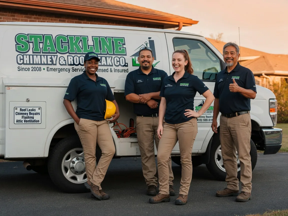 Chimney flashing repair company in Sharon, ND